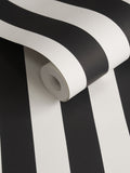 Style Sisters beige thin stripe wallpaper sample A4 (British brand)