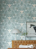 Galerie Pink Sommarang floral wallpaper sample A4 - British product
