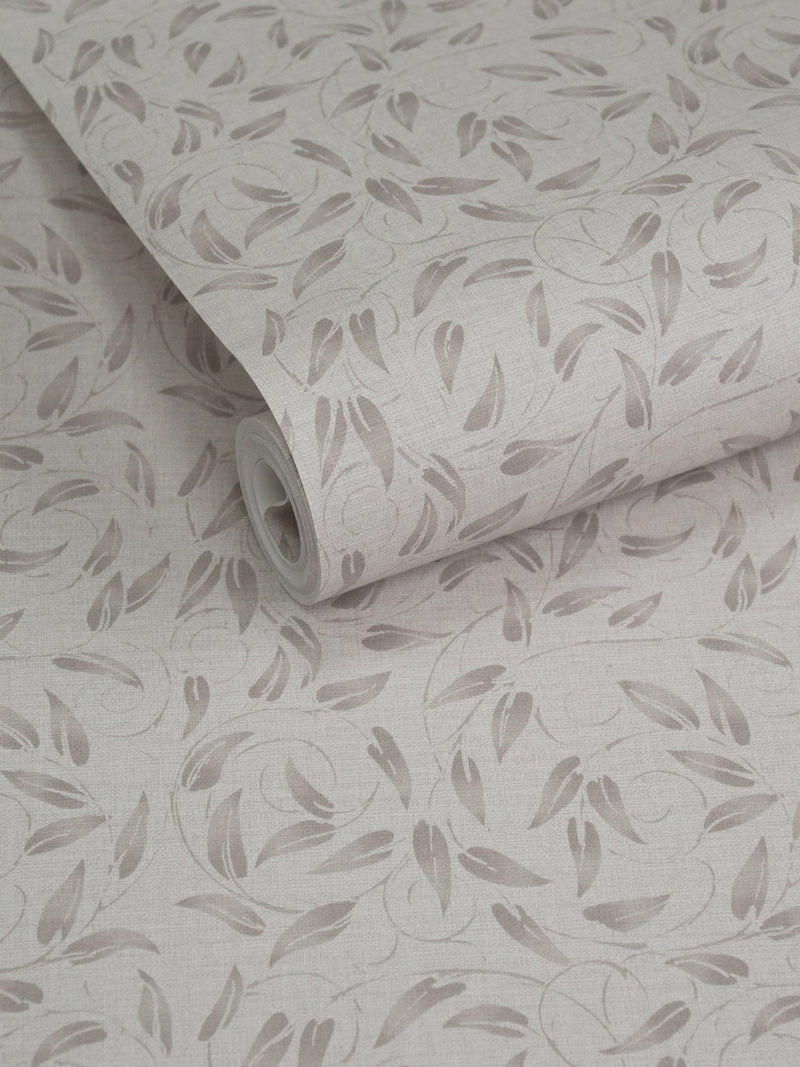 Laurence Llewelyn-Bowen wallpaper sample Beige Tit Willow Tree Leaf A4, imported from the UK