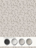 Laurence Llewelyn-Bowen wallpaper sample Beige Tit Willow Tree Leaf A4, imported from the UK