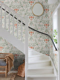 Galerie Pink Sommarang 2 Floral Print Wallpaper Sample A4