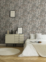 Next Galerie Bronze Brown Welcome Home Floral Print Wallpaper Sample A4- Buy online at McGrocer