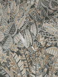 Galerie Bronze Brown floral A4 wallpaper sample, imported from the UK