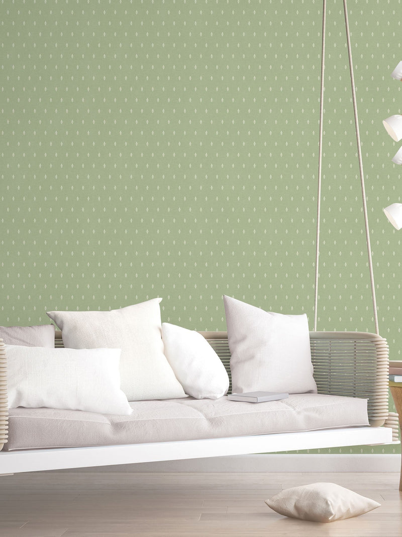 Galerie Blue French Country Motif Wallpaper Sample A4