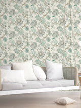 Next Galerie Green French Country Floral Print A4 Wallpaper Sample- Buy online at McGrocer