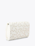 Carvela cream daisy clutch bag, imported from the UK