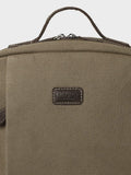 Osprey London Hunter backpack green canvas and leather (British brand)