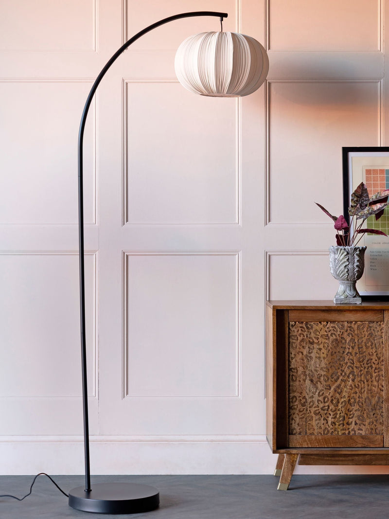Rockett St George natural arc floor lamp, UK version