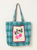 FatFace Multi Beetroot reversible tote bag, 100% cotton (British brand)