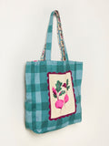 FatFace Multi Beetroot reversible tote bag, 100% cotton (British brand)