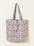 FatFace Multi Beetroot reversible tote bag, 100% cotton (British brand)