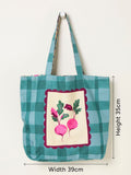 FatFace Multi Beetroot reversible tote bag, 100% cotton (British brand)
