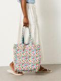 FatFace Multi Beetroot reversible tote bag, 100% cotton (British brand)