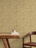 Laurence Llewelyn-Bowen wallpaper yellow floral print 10m, imported from the UK