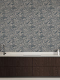 Laurence Llewelyn-Bowen Yellow Down The Dilly Floral Print Wallpaper 10m x 53cm