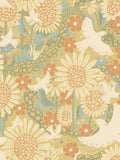 Galerie Yellow Sommarang floral wallpaper 10m (British brand)