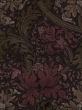 Laurence Llewelyn-Bowen Red Morris Major floral wallpaper 10M, imported from the UK