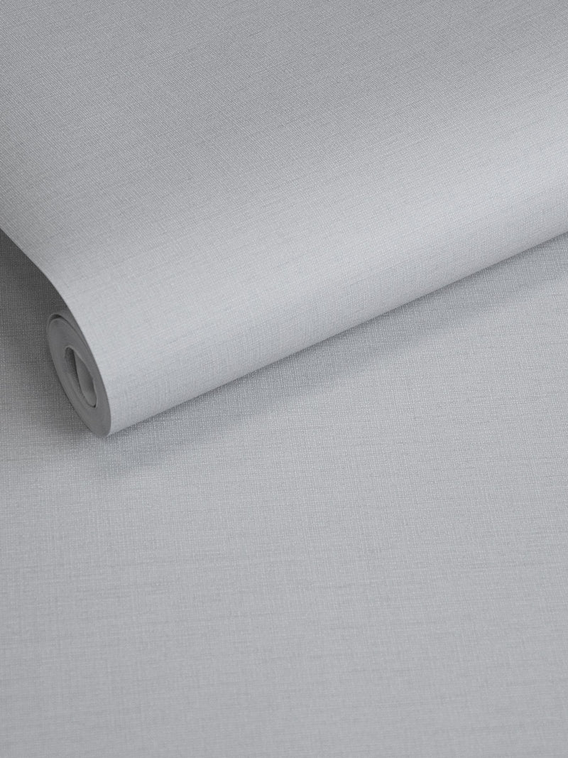 Laurence Llewelyn-Bowen silver grey plain texture wallpaper 10m (British brand)