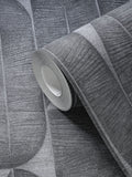 Galerie black tree leaf wallpaper 10M roll, imported from the UK