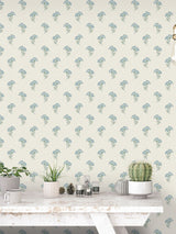 Next Galerie Blue French Country Floral Print Wallpaper 10M- Buy online at McGrocer