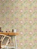 Laurence Llewelyn-Bowen Morris Major Floral Print Bronze Brown Wallpaper 10m