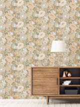 Next Galerie Green Sommarang 2 Floral Print Wallpaper 10m x 53cm- Buy online at McGrocer