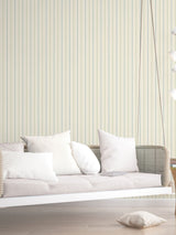 Next Galerie Blue French Country Stripe Wallpaper 823cm x 68.5cm- Buy online at McGrocer