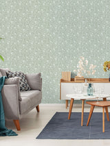 Next Galerie Green Spring Blossom Floral Print Wallpaper 10M- Buy online at McGrocer