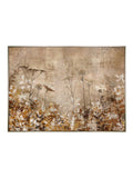 Brown Gold Radiance wall art canvas print 89x123cm - British product