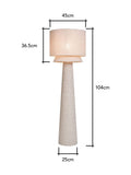 BHS natural terri tiered floor lamp, UK version