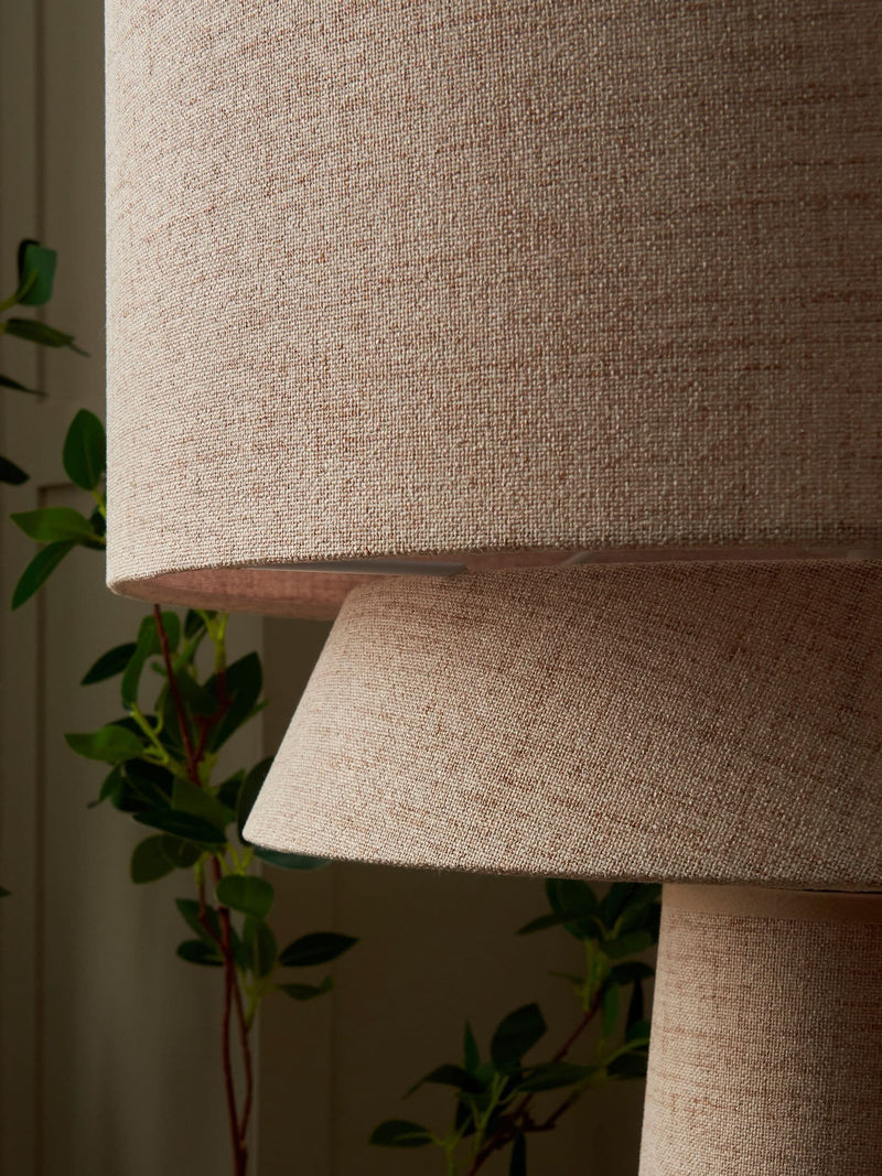 BHS natural terri tiered floor lamp, UK version