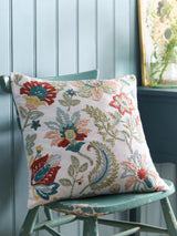 Next Appletree Multi Amara Embroidered Filled Cushion 43cm x 43cm- Buy online at McGrocer