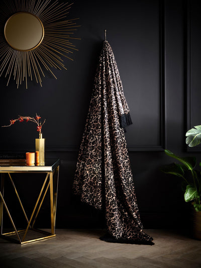 Next Laurence Llewelyn-Bowen Gold Josephine Velvet Throw- Buy online at McGrocer