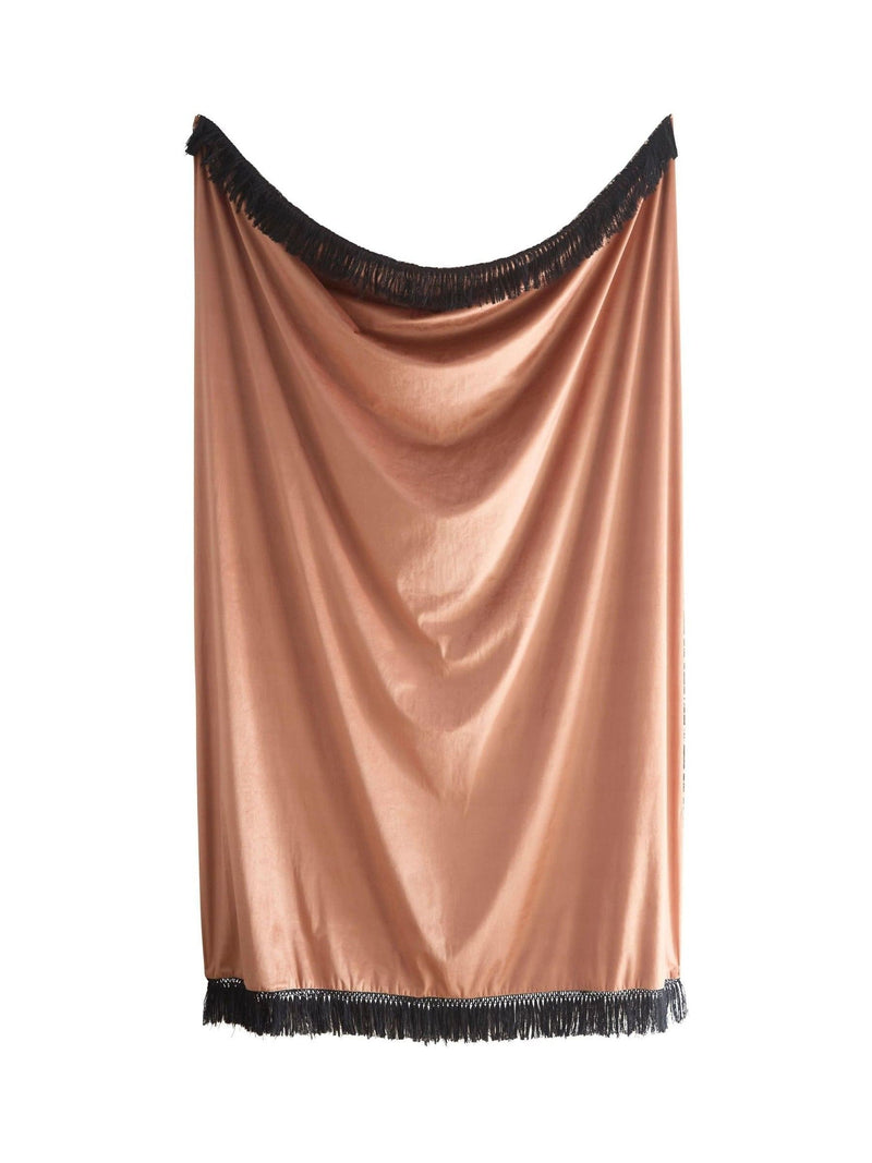 Laurence Llewelyn-Bowen gold velvet throw 180x130cm leopard print, imported from the UK