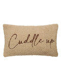 Fusion Cuddle Up cushion with boucle tufted face - British product