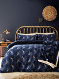 Fusion navy cosmic star fleece throw 150x200cm, UK version