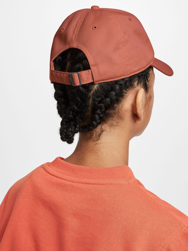 Nike brown unstructured wash cotton cap, UK version