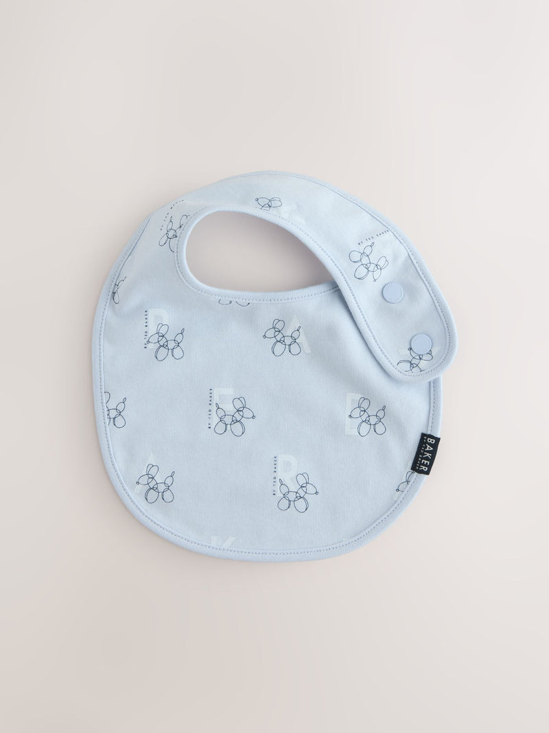Baker by Ted Baker blue baby bibs 2 pack (British brand)