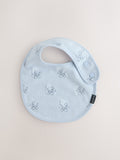 Baker by Ted Baker blue baby bibs 2 pack (British brand)