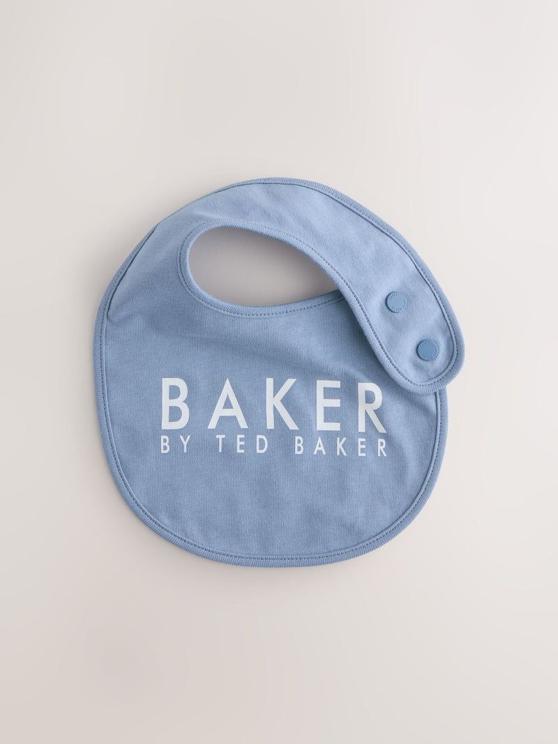 Baker by Ted Baker blue baby bibs 2 pack (British brand)