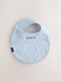 Baker by Ted Baker blue baby bibs 2 pack (British brand)