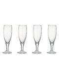 Nkuku Yala hammered champagne glass set of 4, imported from the UK