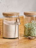 Nkuku Clear Kossi Storage Large Jar