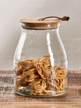 Next Nkuku Clear Shaan Food Storage Jar - 25.5cm Height- Buy online at McGrocer