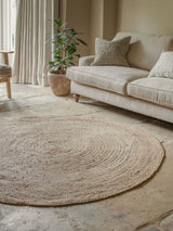 Next Nkuku Natural Braided Hemp Rug- Buy online at McGrocer