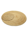 Nkuku natural braided hemp rug 180cm (British brand)