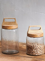 Next Nkuku Clear Kitto Glass Storage Jar- Buy online at McGrocer