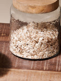 Nkuku Clear Kitto glass storage jar, imported from the UK
