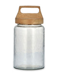 Nkuku Clear Kitto glass storage jar, imported from the UK
