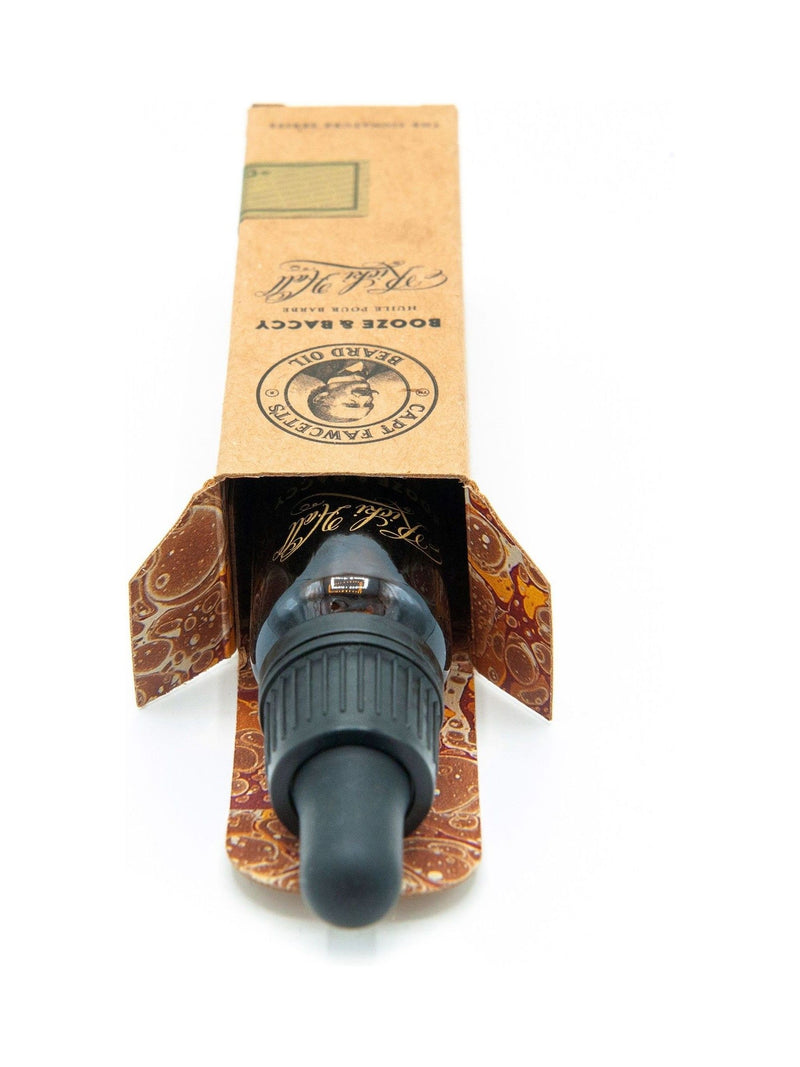 Captain Fawcett Booze & Baccy beard oil 10ml - British product